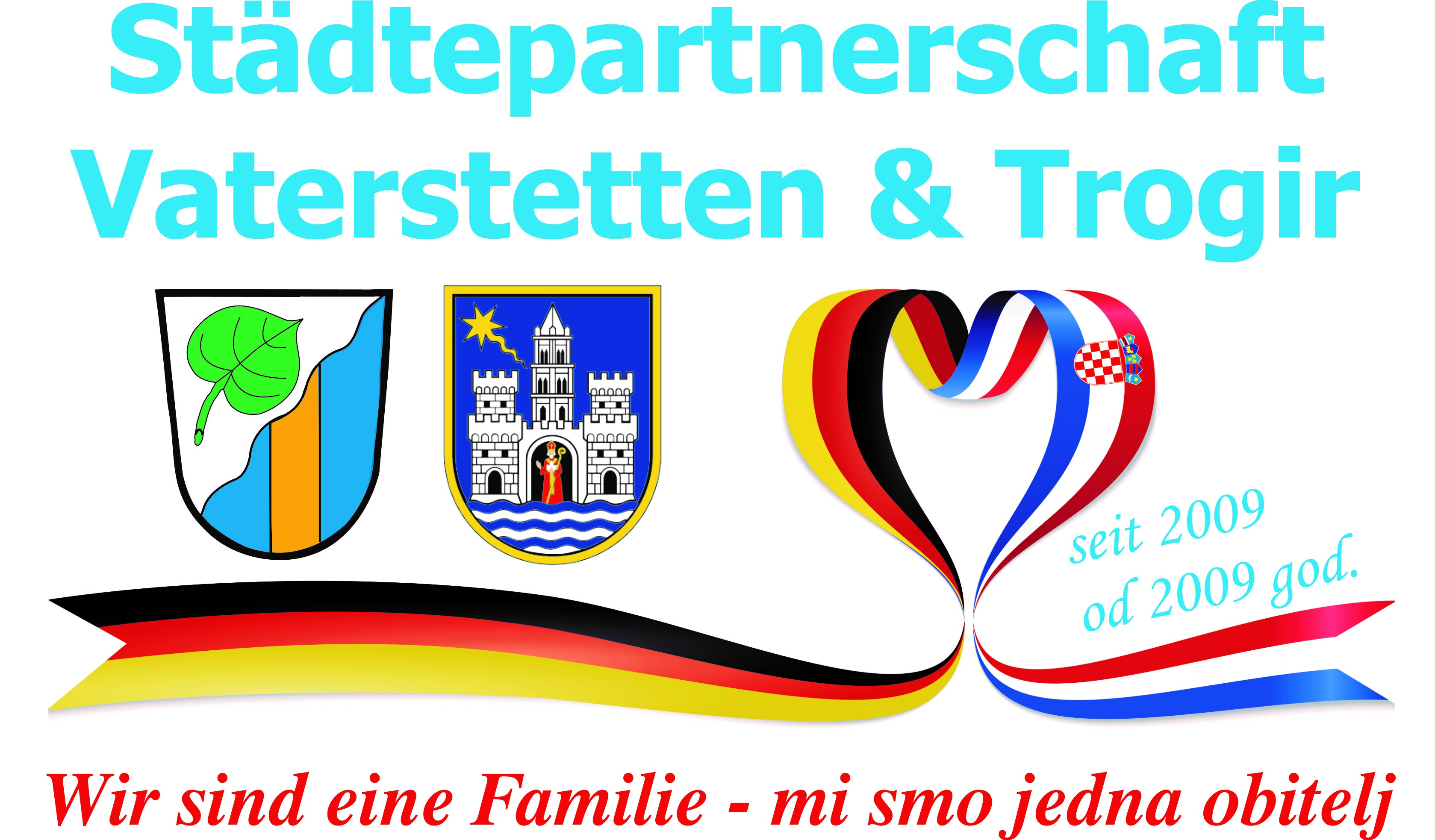 Städtepartnerschaft Vaterstetten und Trogir Logo