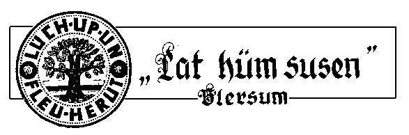 KBV "Lat hüm susen" Blersum e.V. Logo